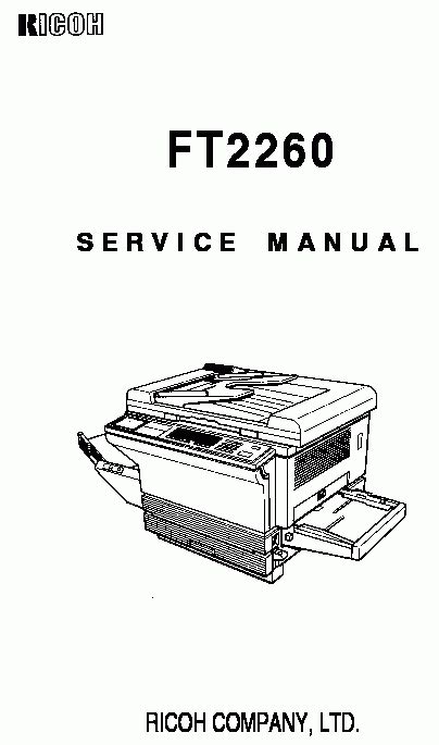 Ricoh ft2260 service repair manual parts catalog. - 1977 70 hp evinrude service manual.