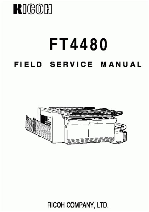 Ricoh ft4480 service repair manual parts catalog. - Hardinge hc hct chucking lathe parts manual.
