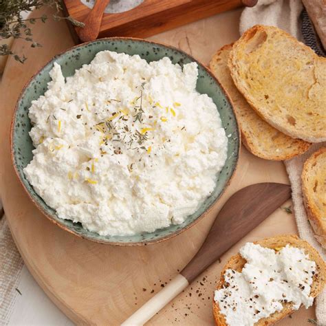 Ricotta cheese. Ricotta is a soft, fresh cheese originating from Italy. Ricotta means “recooked” in Italian, which refers to the traditional cheese-making method. Leftover whey is heated to make ricotta, and citric acid, white vinegar, or lemon juice is added to help curtail the whey proteins. This forms loose curds that are drained and can then be collected. 