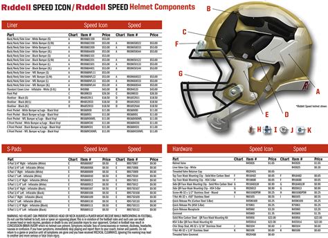 Riddell Speedflex Size Chart sites.unimi.it