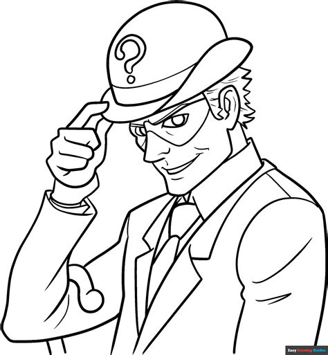 Riddler Pages Coloring Pages