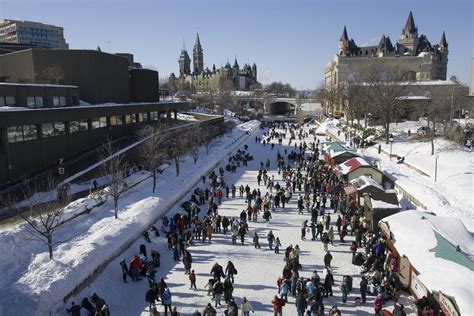 Rideau canal skateway. The Rideau Canal Skateway in Ottawa, Ontario, Canada, is 7.8 km (4.8 miles) long and has a total maintained surface area of 165, 621 m² (1.782 million ft²), which is equivalent to 90 Olympic size skating rinks. This is called an ice rink (as distinguished from any number of other frozen bodies of water) because its entire length received ... 