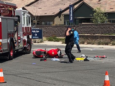 Rider Dies in Motorcycle vs Car Accident on White Lake Parkway [Reno, NV]