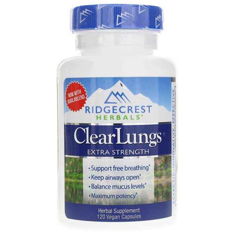 Ridgecrest Herbals ClearLungs Extra Strength - nhc.com