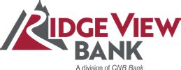 Ridgeview bank. If you're interested in learning about our products or services, please contact us at 1-866-223-8877, visit us at any Ridge View Bank branch location, or send an email to CustomerServiceCenter@RidgeViewBank.bank. Ridge View Bank appreciates the opportunity to be your financial partner. 