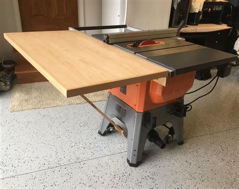 Ridgid R4512 Tablesaw Outfeed Table LumberJocks …