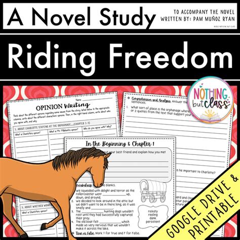 Riding freedom student packet by novel units inc. - Digital design and computer architecture solution manual 2.