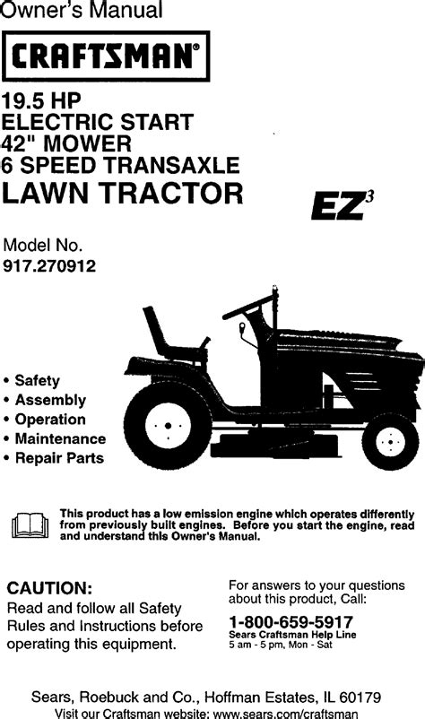 Riding lawn mower repair manual craftsman 42. - Owners manual 463 new holland disc mower.