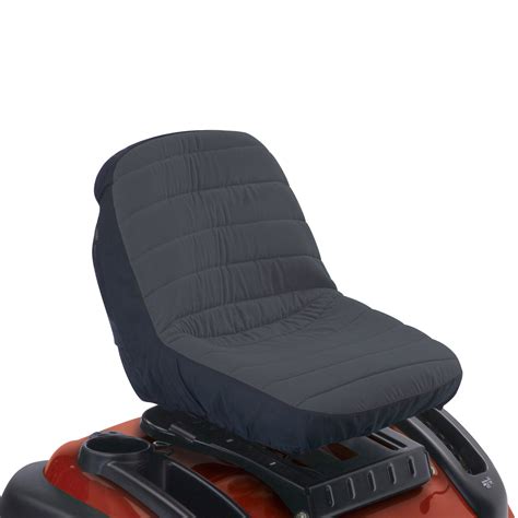  Deluxe Tractor Seat Cover. $32.99. Fits Cub Cadet Models LT42, LT46, LT50. Fabric coated for maximum water resistance and repellency. Elastic shock cord in bottom hem for a quick and custom fit. 2 exterior pockets keep tools and gear within reach. Cushioned seat cover protects new seats and renews old seats. Storage bag included for when you ... . 
