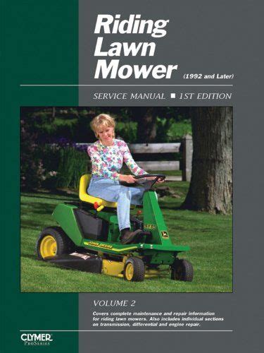 Riding lawn mower service manual volume 2 1992 and later. - Rapport sur le droit économique italien.