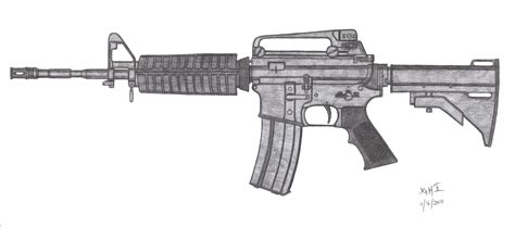 Rifle Drawing