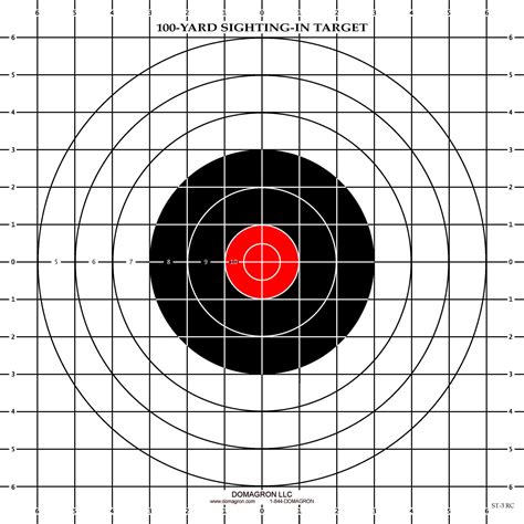 Rifle sight in targets. By Ron Spomer. One-inch grid squares indicate not only how far you hit from where you aimed, but approximate size of your groups. One of the best rifle targets for zeroing any rifle quickly and easily is white paper overlain with one-inch square grid lines. Many manufacturers and organizations sell or give away rifle “sighting-in” targets. 