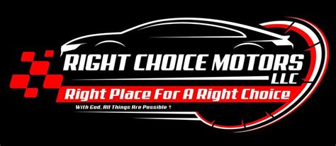 Right choice motors. About Right Choice Motors. Right Choice Motors is located at 3342 S Scenic Ave in Springfield, Missouri 65807. Right Choice Motors can be contacted via phone at 417-764-0417 for pricing, hours and directions. 