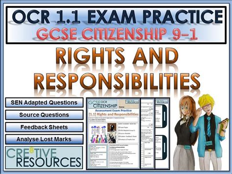 Rights and Responsibilities Citizenship Teaching Resources