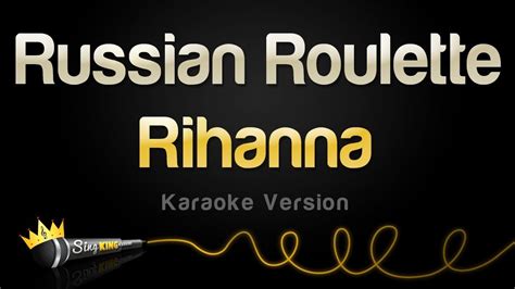 Russian Roulette - Rihanna  Music lyrics, Tv show music, Russian