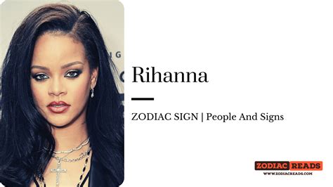 Rihanna's Sun Sign Is Pisces. Rihanna was born February 20, 1988, which makes her sun sign Pisces, per Astro Charts. She even has a tattoo of her zodiac sign behind her ear (via Star Sign Style ).. 