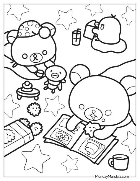 Rilakkuma Pages Coloring Pages