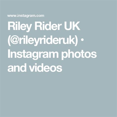 Riley Rider Uk Onlyfans Leak