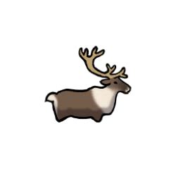 Rimworld caribou.  That this mountain deer can even start one of these thin...