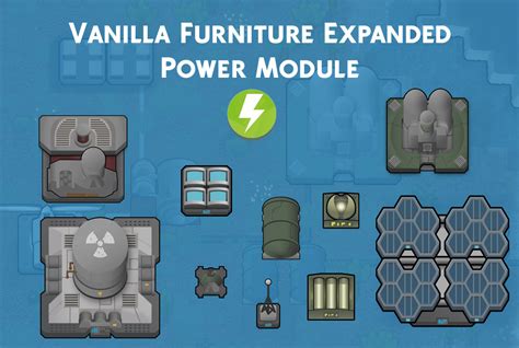 Rimworld expanded power. 4, Vanilla Furniture Expanded - Power module adds a pl...