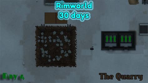 Rimworld quarry. This mod allows you to dig up and mine stone and minerals on rock terrain, it takes longer to dig/mine the minerals that are more valuable. 