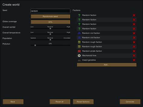 Rimworld random pet.  Yes.  Lore - A randomly generated description of the ideoligion, ba...