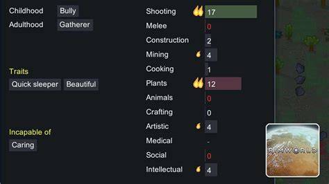 Rimworld skill levels.  This is amplified further by every skill point ...