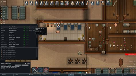 Rimworld slavery. For me, slaves are one step above prisoners and half a step below colonists if they are useful. Slave lvl one: slave clothes, simple food, barracs with supressive statues. They are for hauling, cleaning and are either sold off or harvested when done. Emergency drones. Slave lvl two: good skills and/or family member to existing ppl in the colony. 