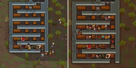 Google rimworld trap hallway and you'll get the jist of architecture. Starting raiders, manhunting animals, and hungry animals will walk right through it to get into your colonists or food. You'll also want your planters to start growing rice for relatively quick food and corn to be harvested before winter hits to get you through it. Meat .... 