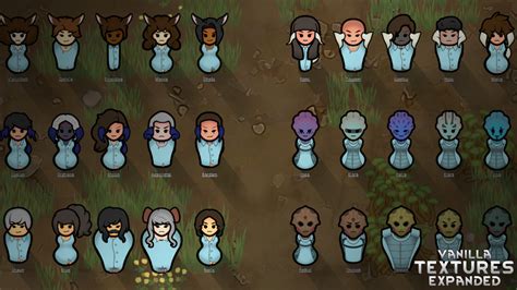 Rimworld vanilla textures expanded.  The mod requires: [NL] Facial Animation - WIP.  ...