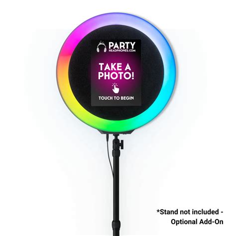 Ring Roamer Hand Held Selfie Booth - Party Headphones