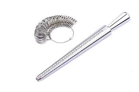  NIUPIKA Ring Sizer Measuring Tool Set Ring Sizer Tool Ring Sizing Mandrel Ring Size Gauge Stick Finger Sizer Measurement with US Size 0-13 Plastic 9 4.7 out of 5 Stars. 9 reviews Wozhidaose Tools Ring Size Stick Mandrel Finger Gauge Ring Sizer Set Measuring Sizes Jewelry Tool Tool Box .