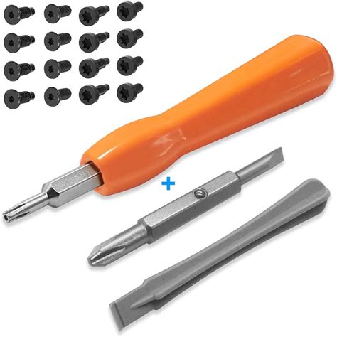 Ring screwdriver. Create idea 3pcs Magnetic Screw Ring Removable Magnetizer Screwdriver Ring Alloy Screwdriver Bit Magnetizer Ring Screw Catcher Holder for 1/4inch 6.35mm Double End Screwdriver Bits Gold/Blue/Red. 3.0 out of 5 stars. 1. $6.09 $ 6. 09. FREE delivery Tue, Mar 12 on $35 of items shipped by Amazon. 