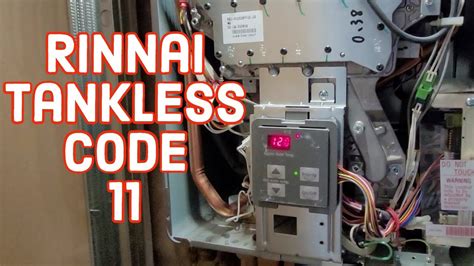 Rinnai water heater code 11.  Rinnai condensing boilers are user-friendly and d...