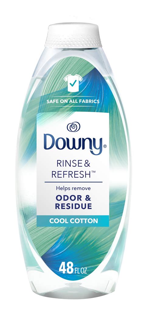 Rinse and refresh. Questions? 1-800-688-7638. How to Use: Add your usual detergent before adding downy rinse. Pour downy rinse directly into the fabric softener dispenser. Start by filling half of the dispenser (around 1/4 cup) for normal loads, and pour more for tougher odors. Detergent + … 