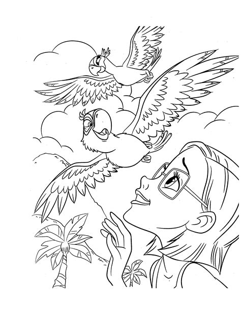 Rio Coloring Sheets