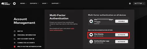 Riot mfa. com.  As of today you can enable MFA to .  Players logging Les application...
