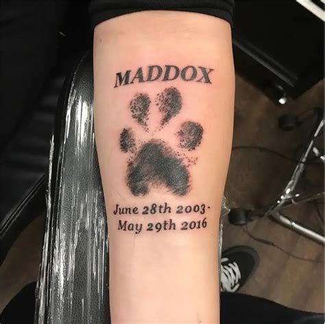 Rip dog tattoos. 50+ Best Small Dog Tattoo Ideas. Published: Sep 30, 2018 · Modified: Apr 9, 2021 by Karen Flores · This post may contain affiliate links. What better way to celebrate and show your love to your tiny pooch? A permanent tattoo! We've collected 50+ BEST small, minimalist dog tattoo design ideas for you! 
