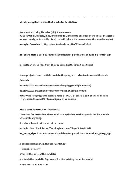 Rip models from artstation.  In the download directory, the program will create and name subdi...