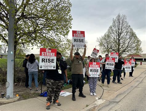 Rise dispensary strike. Members of Teamsters Local 777 members at three RISE Dispensaries in Chicagoland, a subsidiary of Green Thumb Industries, walked off the job on April 19 at 4:20 p.m. CT to launch an open-ended unfair labor practice (ULP) strike. It’s the largest strike of its kind in the state to date, according to an April 19 press release. 