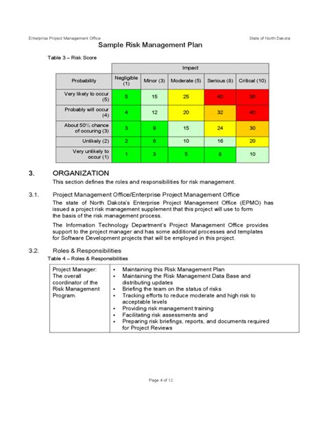 Risk Management Plan Template FREE Download Risk …