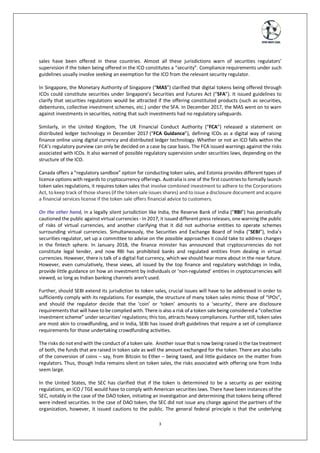 Risks and Challenges Associated with ICOs