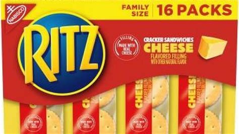 Ritz cheese cracker sandwiches recalled after they were ...