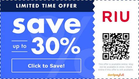 Riu promo code 2023. Get 25% off with Travel Republic discount codes for March 2024. Save on holidays with 21 Travel Republic voucher codes tested daily. ... Travel up to 31 December 2023. Get Deal Further details. 20 ... 