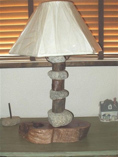 River Rock Lamp - Etsy