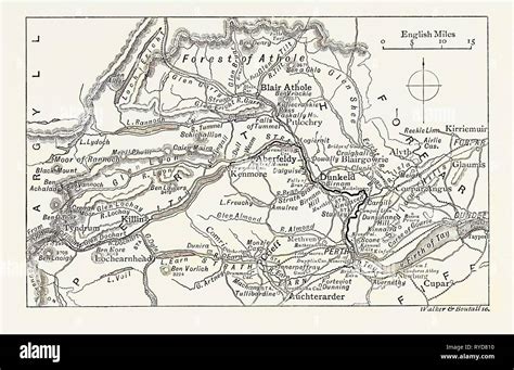 River Tay: River Tay Map - Gazetteer for Scotland