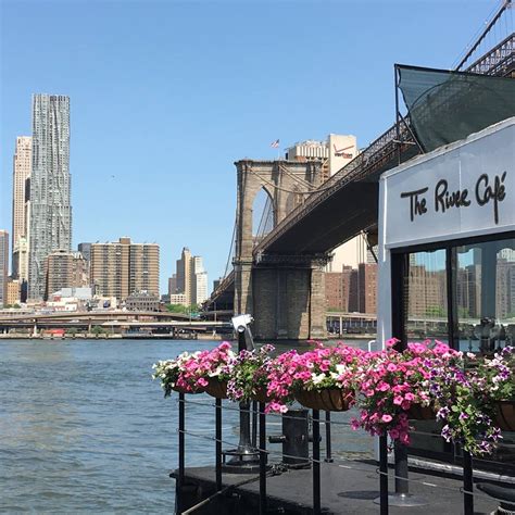 River cafe brooklyn. Beautiful magical space with stunning views under the Brooklyn Bridge, this place is a true treasure. We attended a 50th birthday party here and enjoyed a 5 course dinner. I espec 