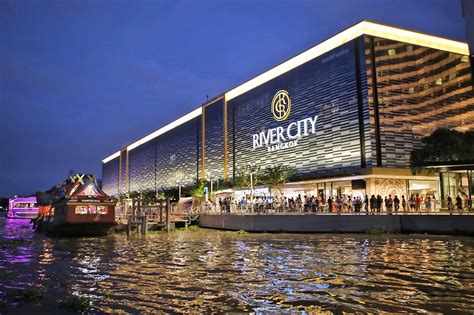 River city shopping complex. River City. Soi Charoen Krung 42. Saphanthawong. Bangkok. 10110. View Website. 0 2237 0077. Daily 10:00-22:00. Standing the test of time for decades, Bangkok’s only riverside shopping center has ... 