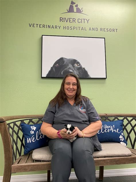 River city veterinary hospital. The team at River City Veterinary Hospital was excellent and I feel like I can trust them to provide the best care for my dog. Also, it is affordable! Useful. Funny. Cool. Laura P. Elite 2023. Jacksonville, FL. 34. 146. 492. 8/29/2022. 1 photo. First to Review. I was referred here from another vet and they are amazing. Dr Josh is awesome. 
