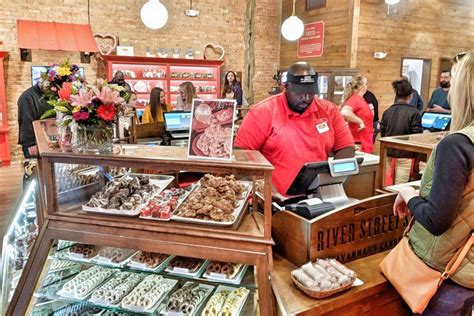 River street sweets. The Purpose of River Street Sweets We at River Street Sweets are in the business of enriching the lives of our guests, by providing fresh Handmade Southern Candies served with good old-fashioned hospitality in a clean, fun environment. 